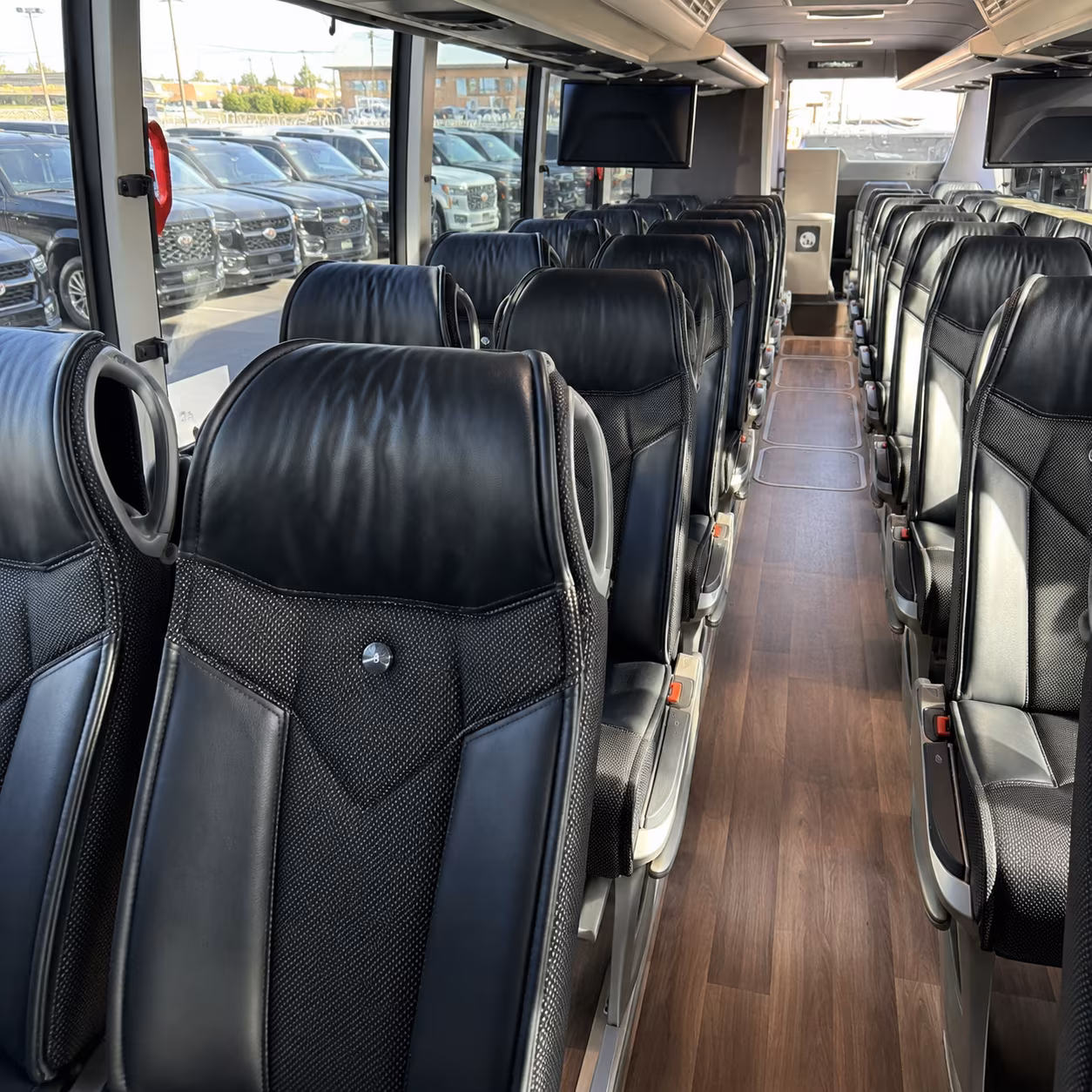dfw international airport charter bus transfers from flower mound