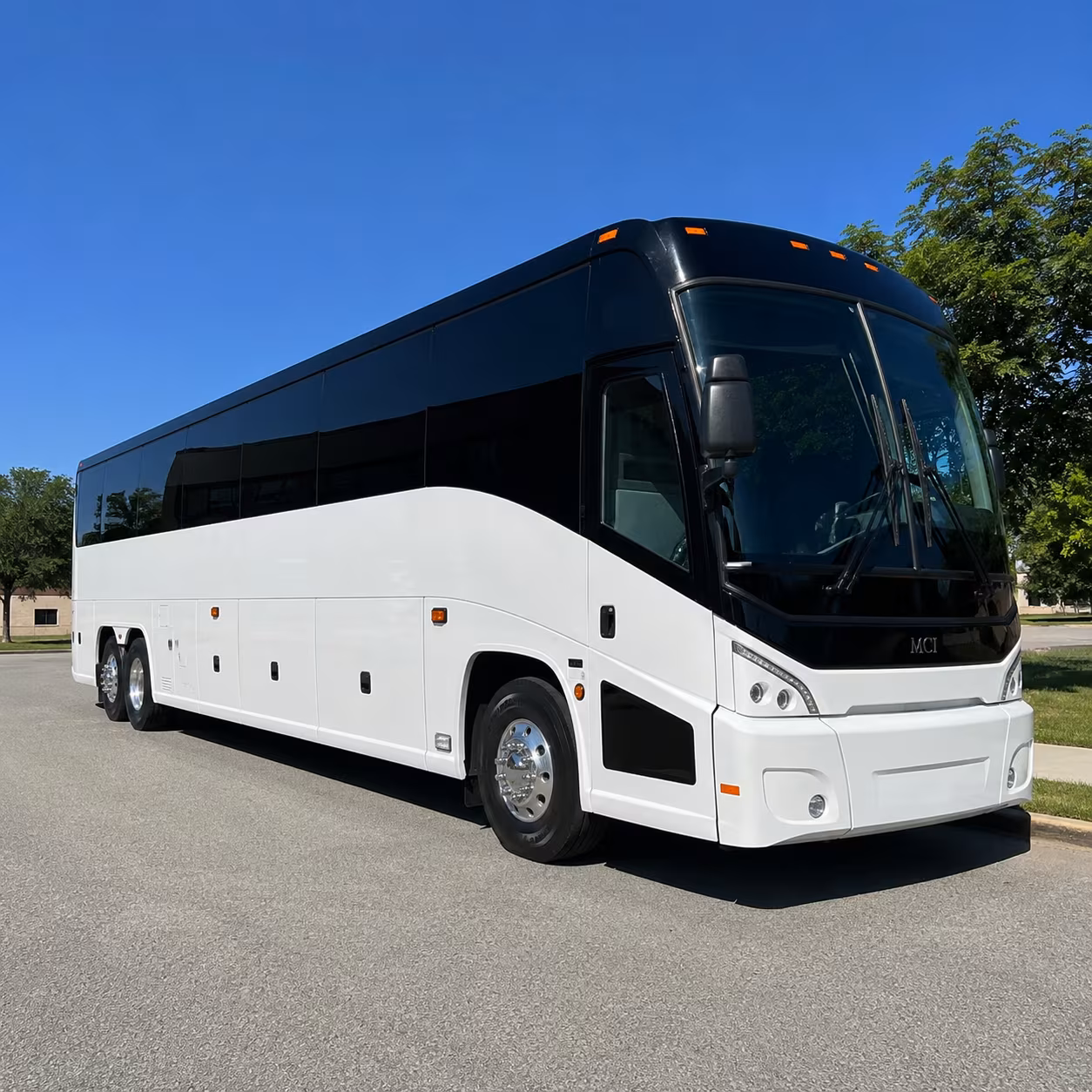 flower mound 40 passenger charter bus