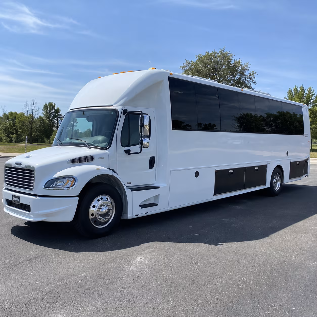 flower mound 40 passenger party bus