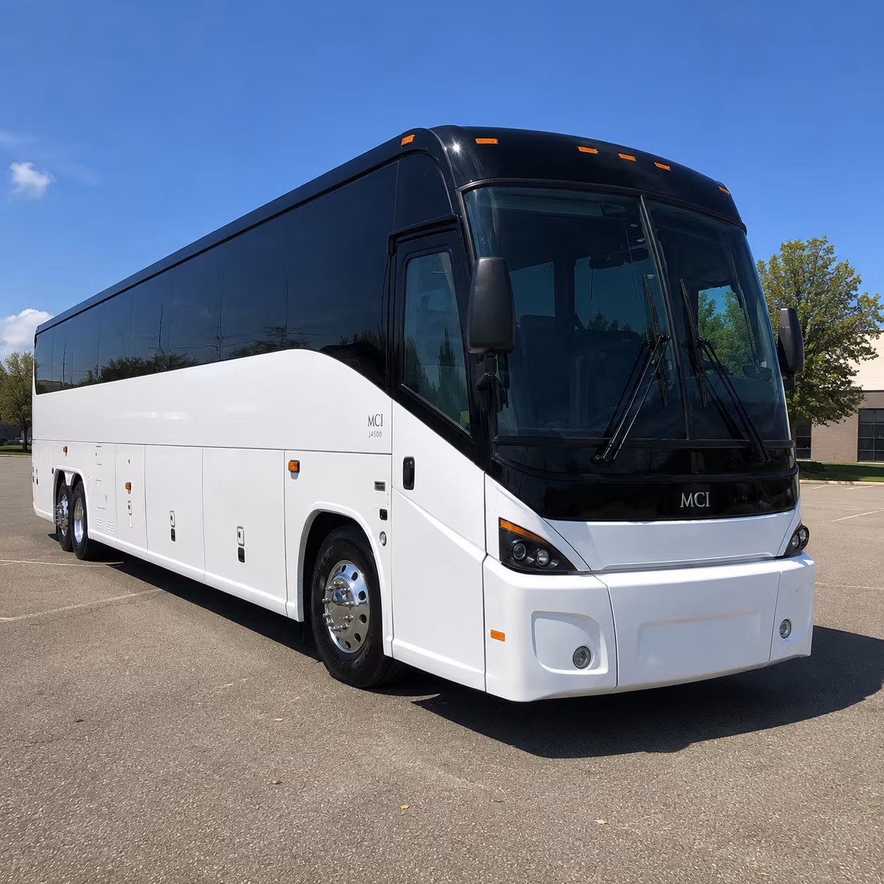 flower mound 45 passenger charter bus