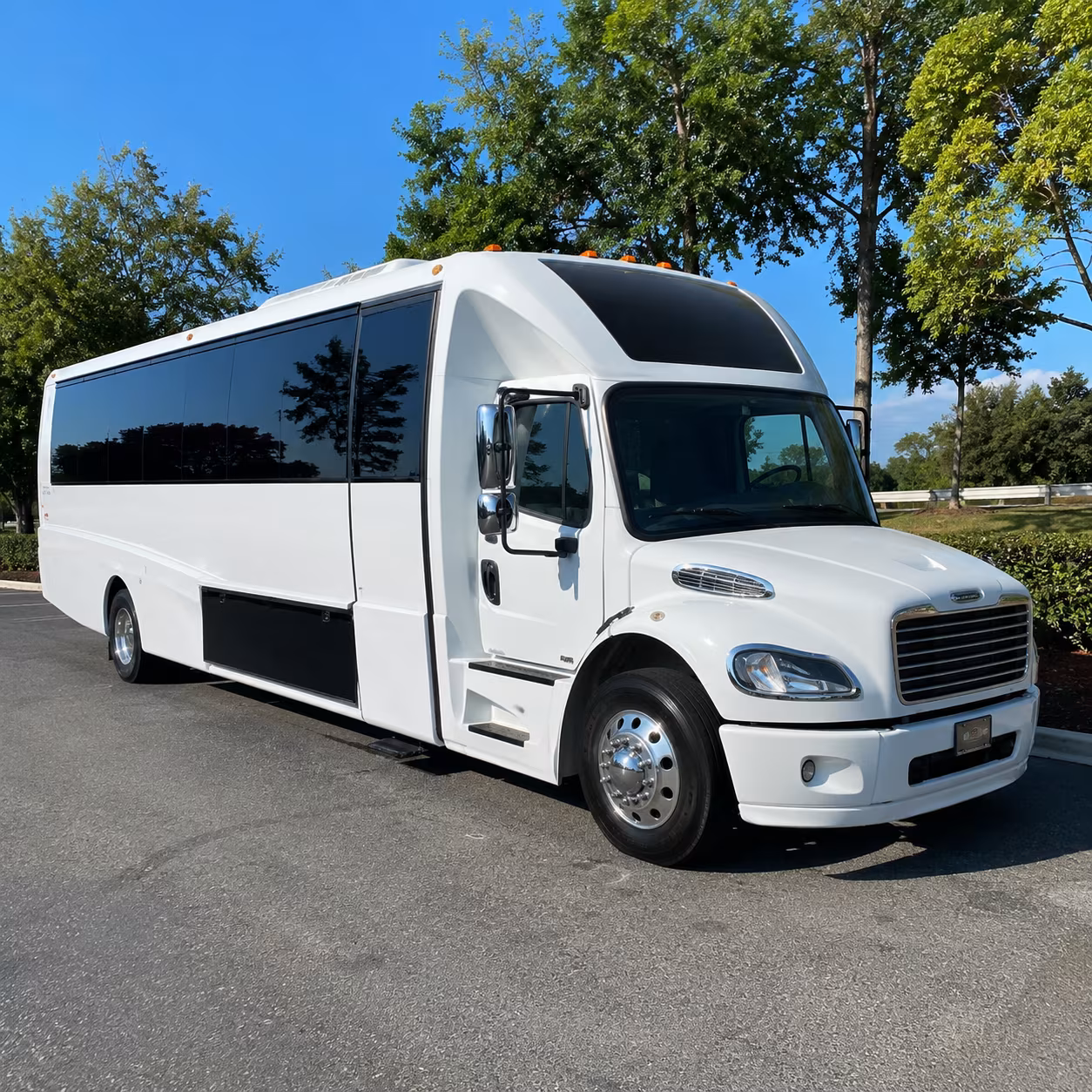 flower mound anniversary party bus rental