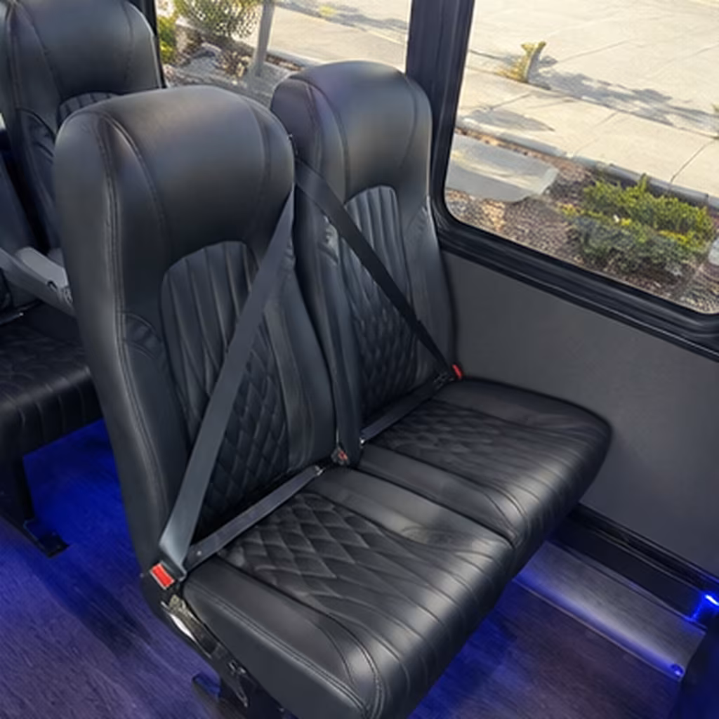 flower mound bus rental service area