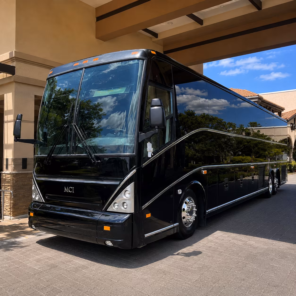 flower mound concert charter bus rental