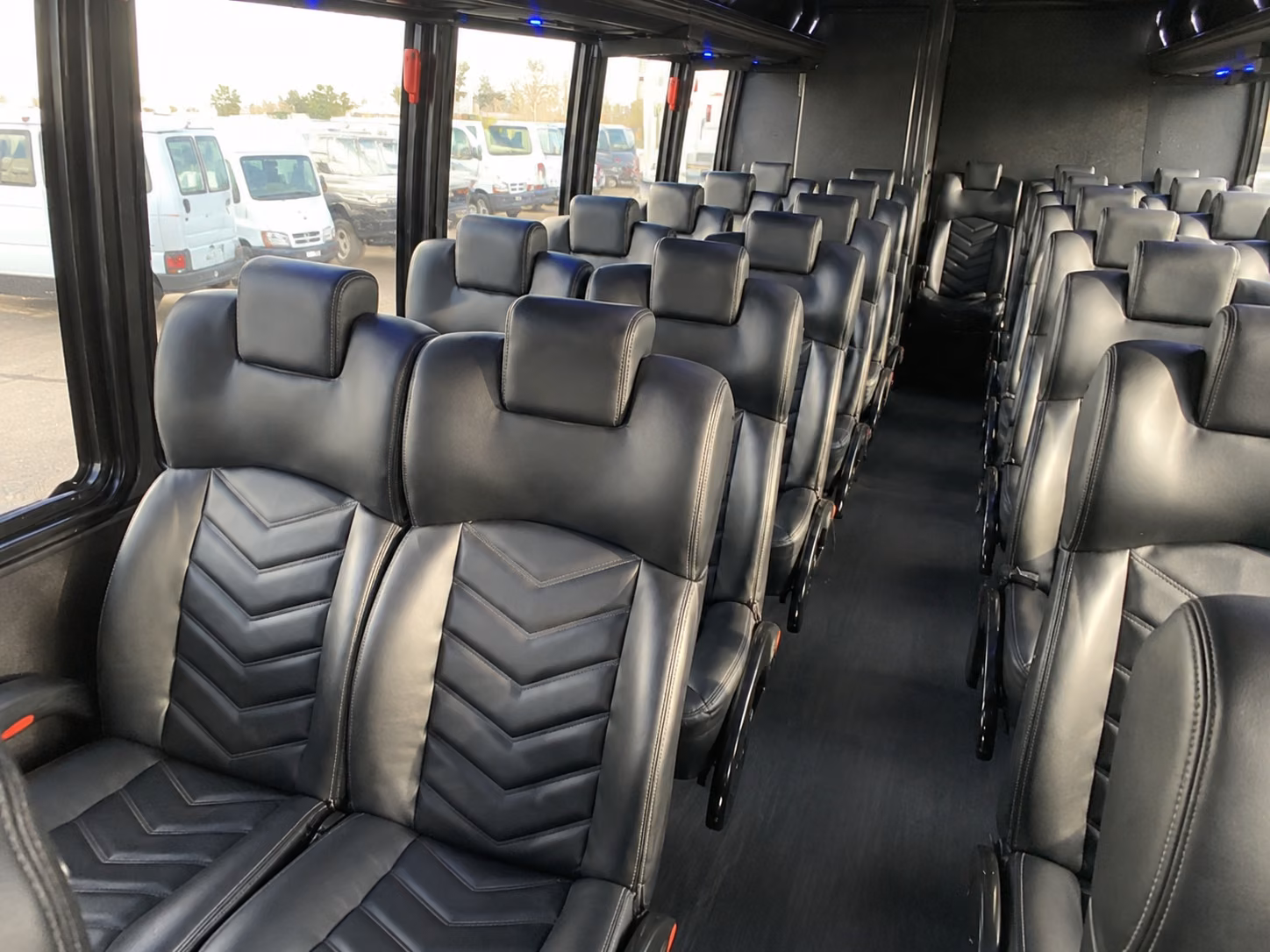 flower mound corporate transportation onboard seating