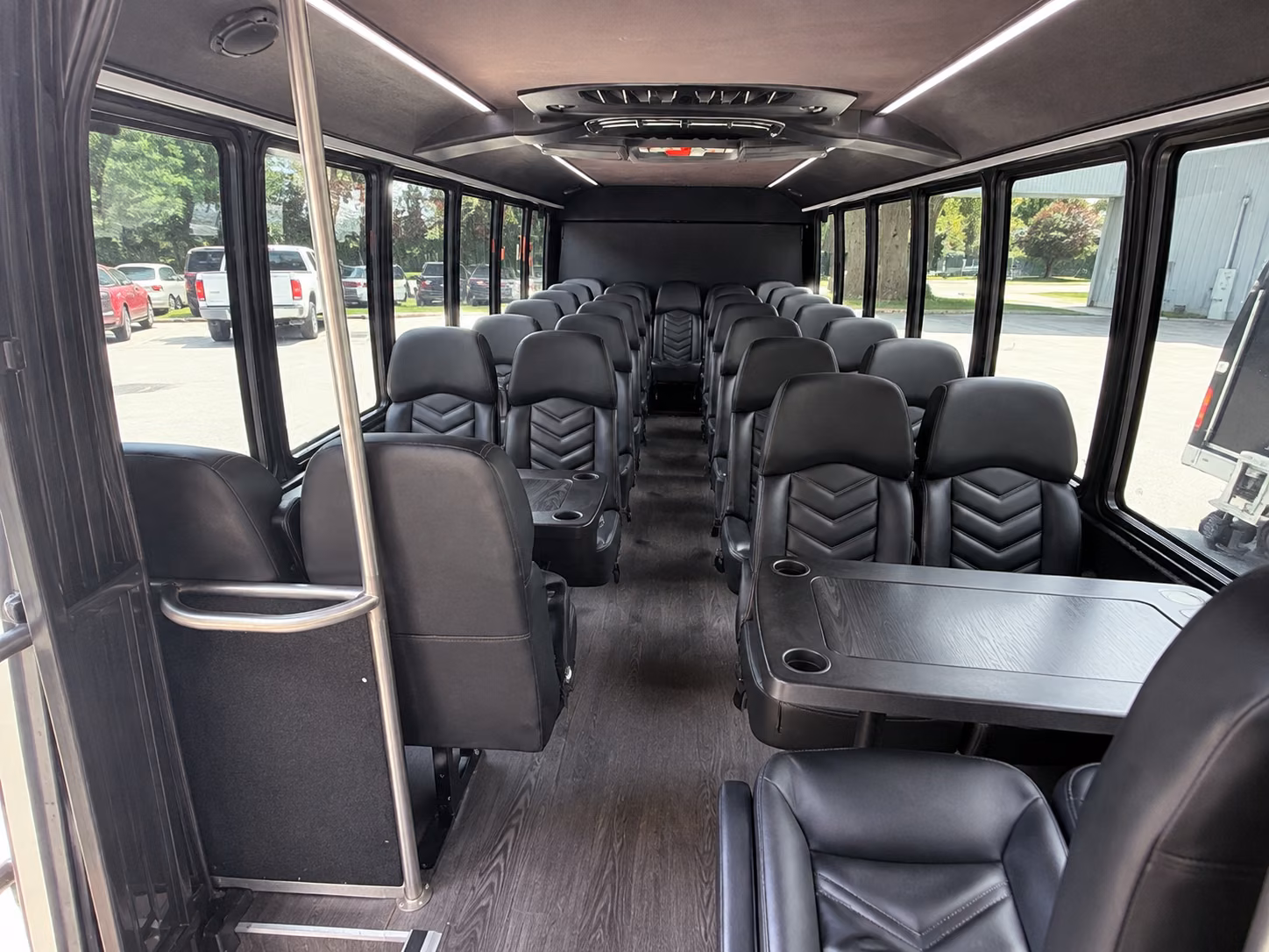 flower mound prom transportation onboard seating