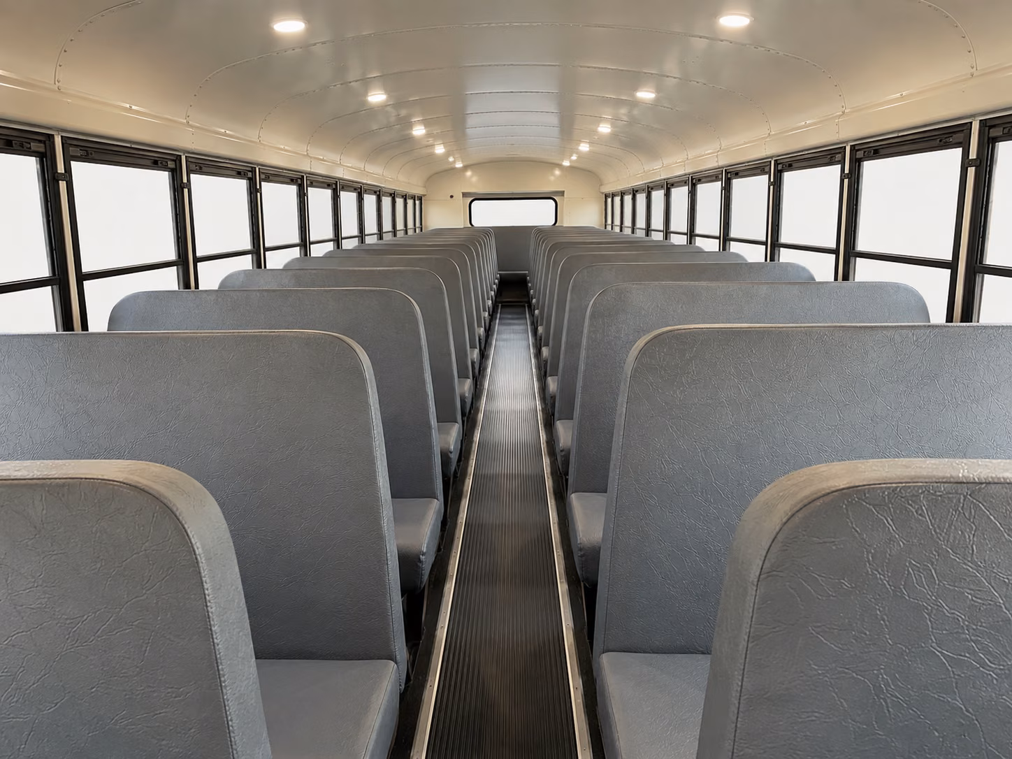 flower mound school bus interior