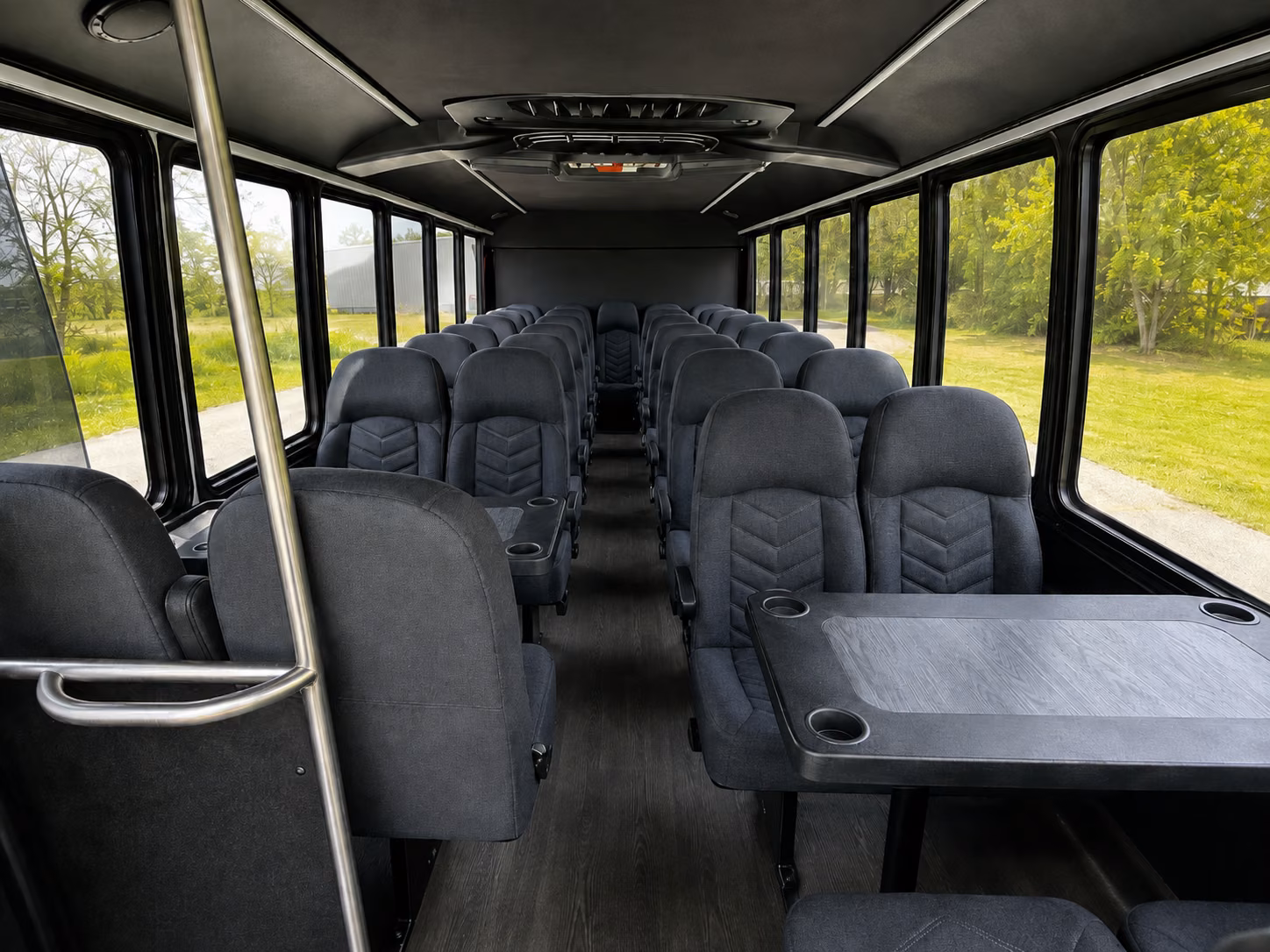 flower mound sporting event transportation onboard seating