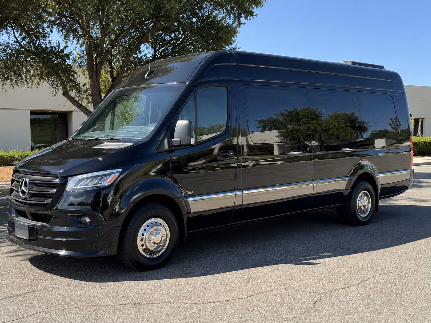 sprinter van rentals for flower mound bridal party pickups